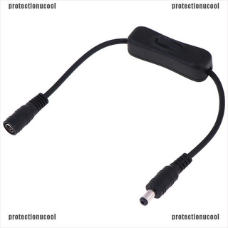 Prbr tira de corriente Led en línea Switch On/apagado 2.1mm/5.5mm cable Jack Para Arduino Tom (1)