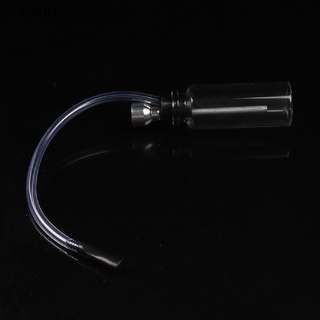 kaciiy botella de vidrio tubo de agua portátil mini tubo de agua de metal tubo filtro accesorio co