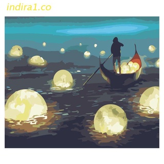 indira1 Paint For Adults and Kids DIY Oil Painting Kits Pre-Printed Canvas -Ferryman