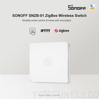 sonoff snzb-01 - interruptor inalámbrico zigbee fortunely.co