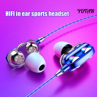 Audífonos In-Ear de plástico ligero A4 con graves pesados