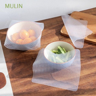 Mulin utensilios De silicón elásticos/tapa De almacenamiento De suministros De cocina/cocina/envoltura/cubierta De alimentos