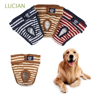 LUCIAN Washable Dog Pant Cotton Menstruation Diaper Pet Short For Female Male Dog Reusable Sanitary Briefs Nappy Physiological Underwear