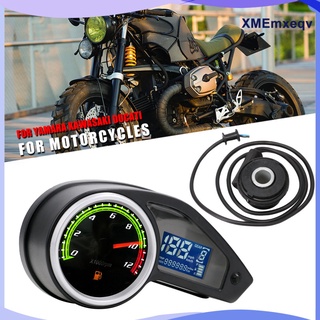 velocímetro digital universal para motocicleta tacómetro odómetro cluster retroiluminación para rps 250, pantalla lcd adopta diseño de retroiluminación