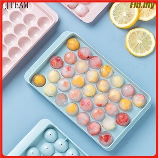 Simy: bandeja de cubitos de hielo para cocina | Cubos de hielo redondos y bolas de hielo | Esfera redonda | Bandeja y molde | 33 rejillas de jalea compartemento Mooncake huevo yema molde~~96~