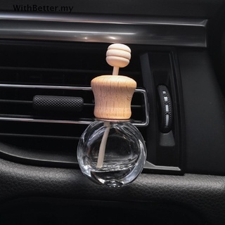 [withbetter] 1pc ambientador de coche Perfume Clip fragancia botella de vidrio vacía para esencial [MY] (7)