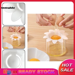 Innovador separador de huevos Mini separador de huevos blancos de plástico compacto para el hogar