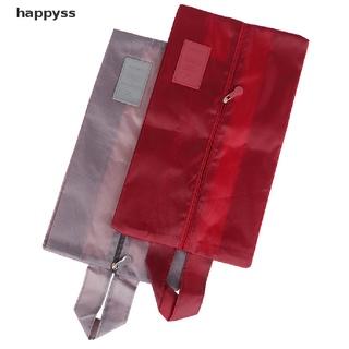[happy] bolsa plegable impermeable de viaje para almacenamiento de zapatos con cremallera