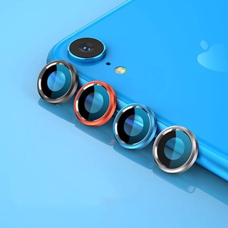 Protector de pantalla de vidrio templado para lente de cámara trasera, Protector de pantalla para iPhone X/XS Max XR, cubierta de Metal