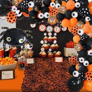 121 pzas globos globos de ojos de Halloween Spider White Eye globos arco Kits
