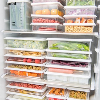 Caja de alimentos de almacenamiento de bola de masa refrigerador contenedor de plástico organizador de cocina herramienta {bigsale}