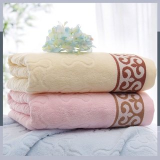 ready stock 1 pieza de alta calidad 100% algodón 33 x 72 cm toalla facial suave absorbente toalla regalo baño accesorio color liso tejido jacquard