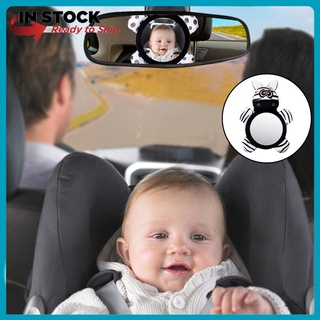 [LINDA8] Lindo espejo de coche de bebé espejo retrovisor asiento de coche espejo de vista trasera espejo de juguete bebé espejo de observación Reflector para niños