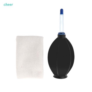 cheer air blower kit de tela de limpieza de polvo limpiador de lente accesorios foto cámara de vídeo tableta