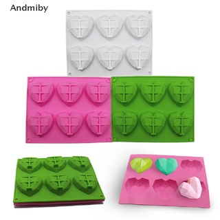 [ady] molde de silicón con forma de corazón para pastel/chocolate/chocolate/ydj (1)