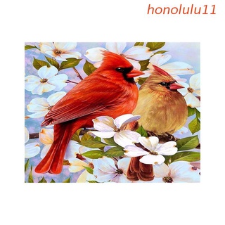 honolulu11 Flower Birds Frameless DIY Digital Oil Painting By Numbers Canvas Modern Picture