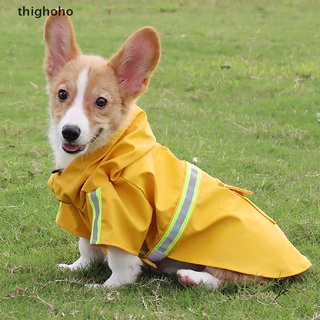 thighoho mascotas perro impermeables reflectantes perros impermeables moda impermeable chaquetas para mascotas co