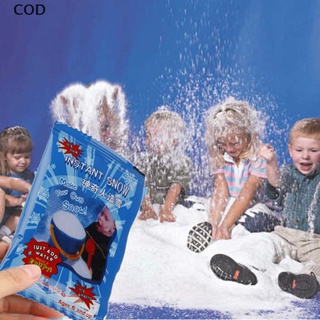[cod] 1/5pack artificial nieve instantánea polvos de nieve esponjoso copo de nieve congelado fiesta prop caliente (5)
