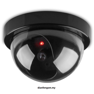 Hontusec - cámara de vigilancia simulada para el hogar, con luz Led roja, para interiores y exteriores