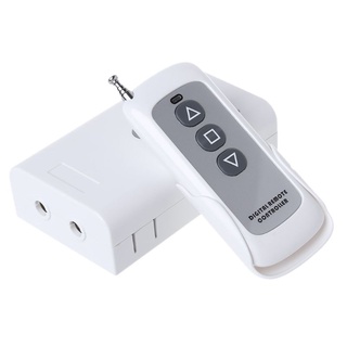 INV 1Set 110-220V receptor inalámbrico transmisor de 3 botones mando a distancia interruptor para pantalla de proyector eléctrico (6)