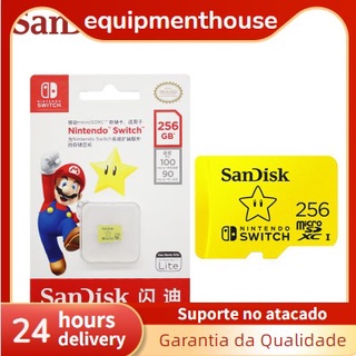 Sandisk tarjeta De 64/128/256/512GB velocidad 100mb/S Micro Sd para Nintendo Switch