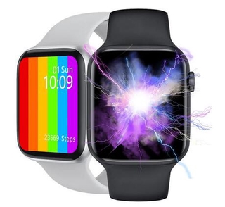 reloj inteligente w46 iwo serie 6 smartwatch frecuencia cardíaca ecg temperatura pk amazfit gts iwo 12 10 w26 x6 x7 t500 t600