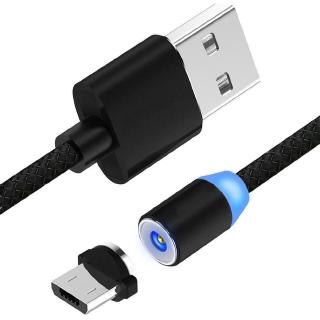 Cable Magnético Con Enchufe Micro USB Tipo C iOS De Carga Rápida (2)