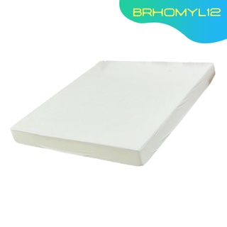 Brhomyl2 funda De colchón/alfombra De tela De algodón blanco transpirable con bolsillo ancho/suave y cómodo