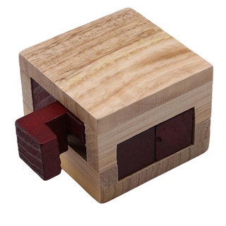 Magic Box Luban Lock IQ Toys Wooden Puzzle Game Educational Brain Kids Adult