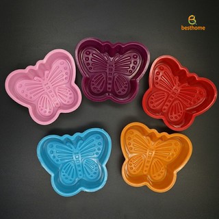 BH 5 pzs moldes de silicón para mariposas/molde para pasteles/galletas/galletas/molde