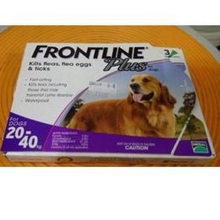 Frontline dog piojos Medicine plus 20-40 kg por tubo perro
