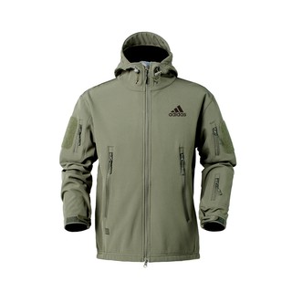Adidas Spoet ropa de abrigo abrigo de los hombres apretado Casual a prueba de viento al aire libre con capucha montañismo