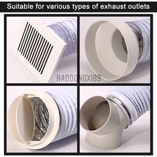 Manguera de escape Flexible 150 mm aire acondicionado tubo de escape Flexible piezas de repuesto manguera de ventilación Universal tubo