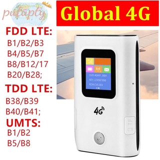 4g wifi router mifi 4g lte bolsillo móvil wifi hotspot 5200mah banco del poder fdd/tdd global tarjeta sim