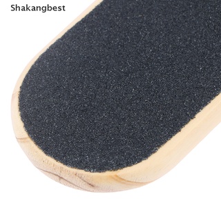 [skb] herramientas de pedicura de madera de doble cara para pies/utensilios de pedicura de piel muerta/removedor de callos de piel muerta (3)