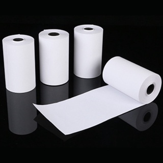 5 rollos de impresión de papel térmico para Mini impresora de bolsillo portátil 57 mm x 30 mm ☆Wecynthia