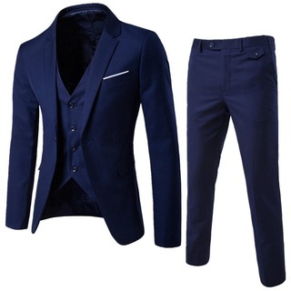 Cilicap Slim Fit Business - chaleco Formal (3 piezas, traje de mejor hombre) (7)