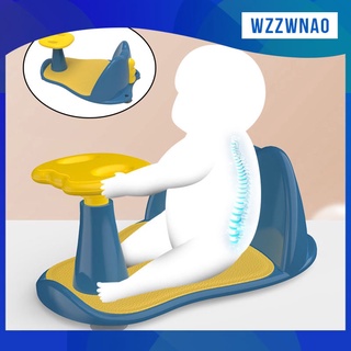 Wzzwnao asiento De baño Para bebés Tipo bañera De encaje abierto con agujeros/sillón/baño Para bebés