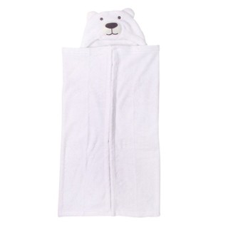 Manta con capucha para bebé, diseño de animales, toallas de baño suaves (9)