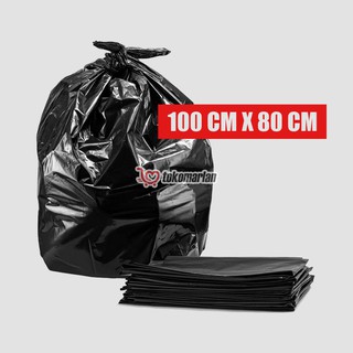 Bolsa de basura grande de plástico grueso bolsa de basura 100 cm x 80 cm