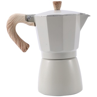 latte mocha cafetera italiana moka espresso cafeteira percolator olla estufa cafetera 300ml blanco