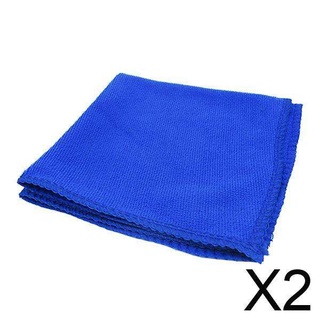 2 toalla de limpieza de coche azul toalla de microfibra para limpieza de coche