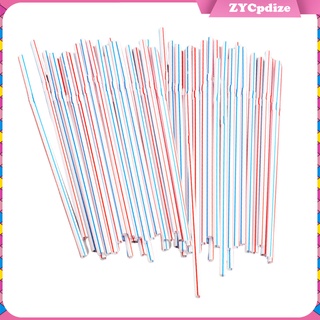 Disposable Drinking Straws Bendable Stripped Straws for Birthdays Parties