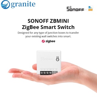 Sonoff ZB MINI Interruptor Inteligente Zigbee 3.0 DIY De dos vías APP control Remoto Funciona con Smartthing/Hub dehue/Granito