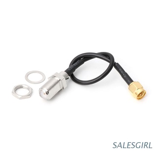 SALESGIRL RG174 RF Pigtail Cable F female to SMA Male Coaxial RF extension Pigtail Cable (1)