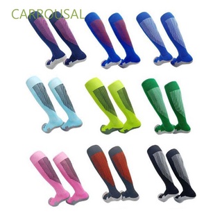 CARROUSAL 1 par de medias de invierno calcetines de esquí calcetines deportivos hombres mujeres escalada larga ropa deportiva deportes al aire libre transpirable calcetines de fútbol/Multicolor