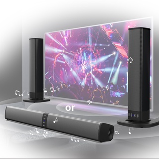 🔥 Listo Stock Barra De Sonido De Cine En Casa Inalámbrico 3D Estéreo TV Con Subwoofer Altavoz Bluetooth Para PC Ordenador Teléfono Altavoces Boombox