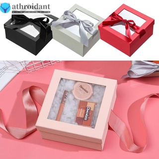 ATHROIDANT Valentine Gift Box Gift Box Party Storage Box Flower Box Wedding Tote Bag Gift Package Storage Box Valentine's Day Paper Box/Multicolor