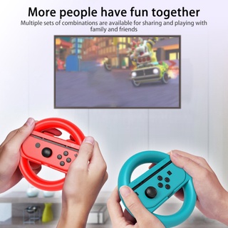 2PCS Izquierda Y Derecha Juego Volante Controlador Mango Titular Agarre Para Nintendo Switch Gamepad De Mano TOM