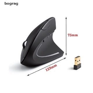 [bograg] ratón inalámbrico pc&juego ergonómico diseño vertical 1600dpi óptico — versión de batería 579co (7)